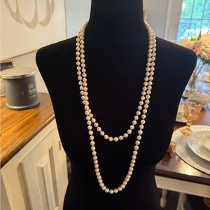 Beautiful long strand of pearls